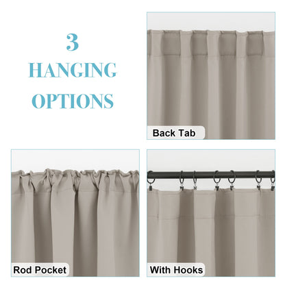 Small Window Curtains (2 Count)