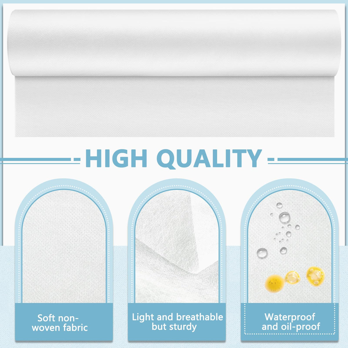 1 Roll Disposable Massage Table Sheets