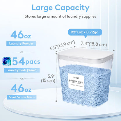 Laundry Pods Container with Pop (2 Count)