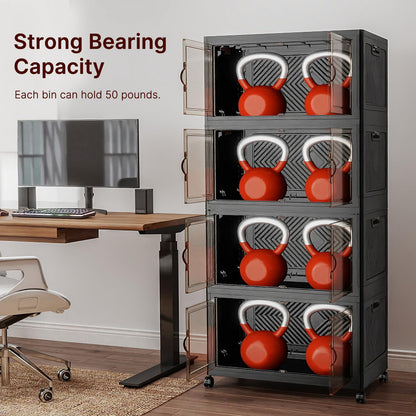Stackable Storage Bins (8 Count)