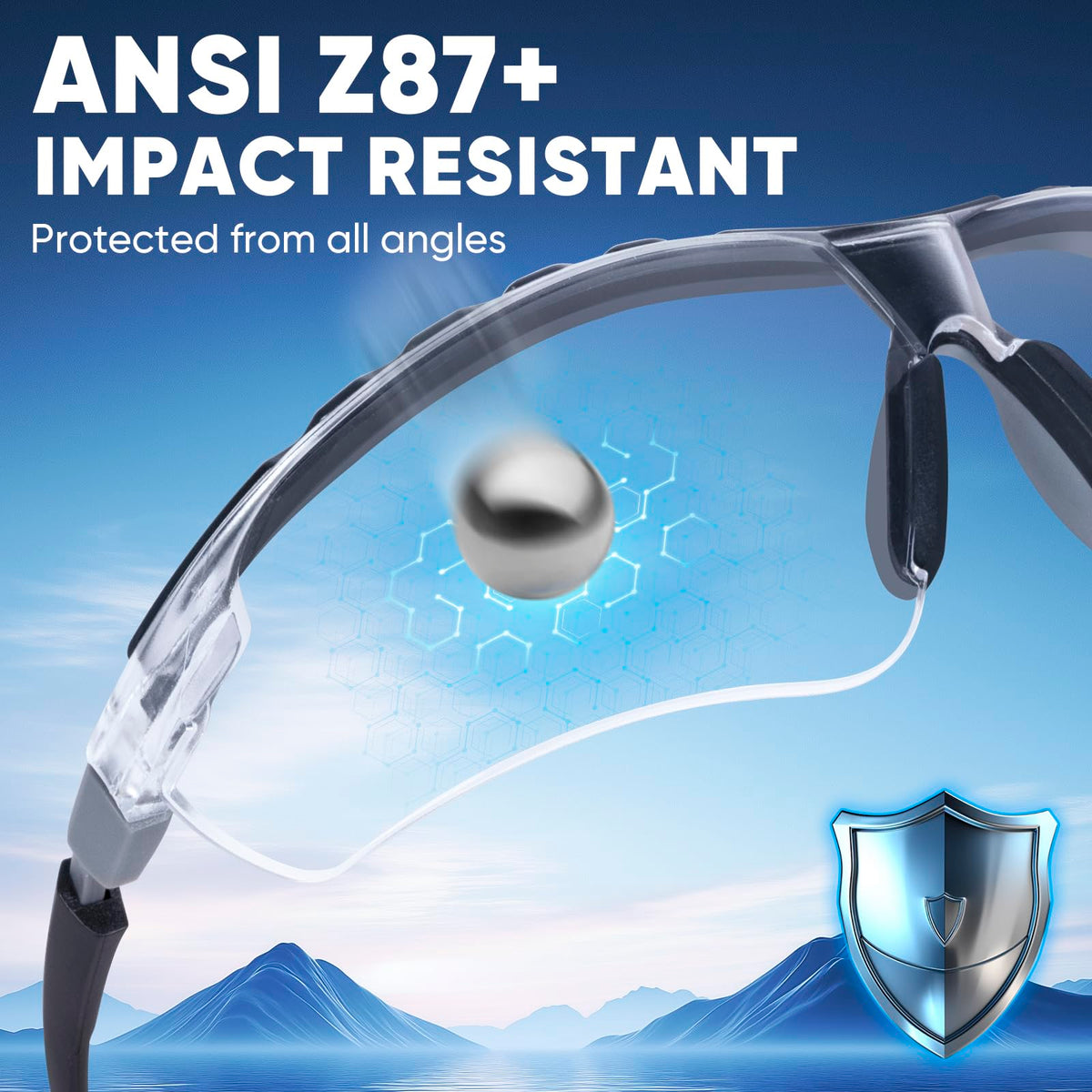 1PK Anti Fog Safety Glasses for Men & Women