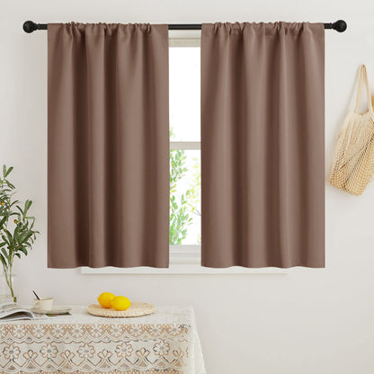 Short Blackout Curtains for Bedroom (2 Count)