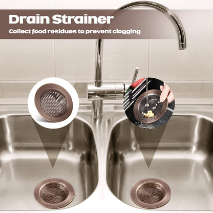 2 Pcs Kitchen Sink Drain Strainer 4.4 Inch (2 Count)