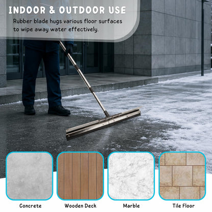 Floor Squeegee for Concrete Water Removal
