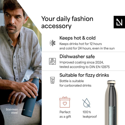 Stainless Steel Insulated Water Bottle 12oz 17oz 25oz 34oz 51oz