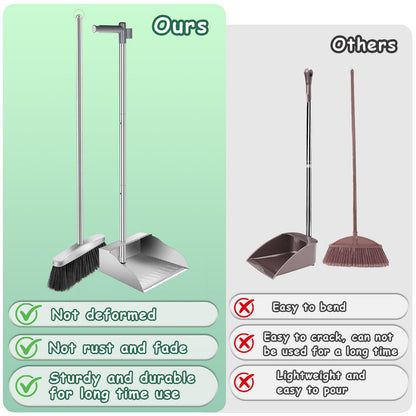 Dustpan with Broom Set