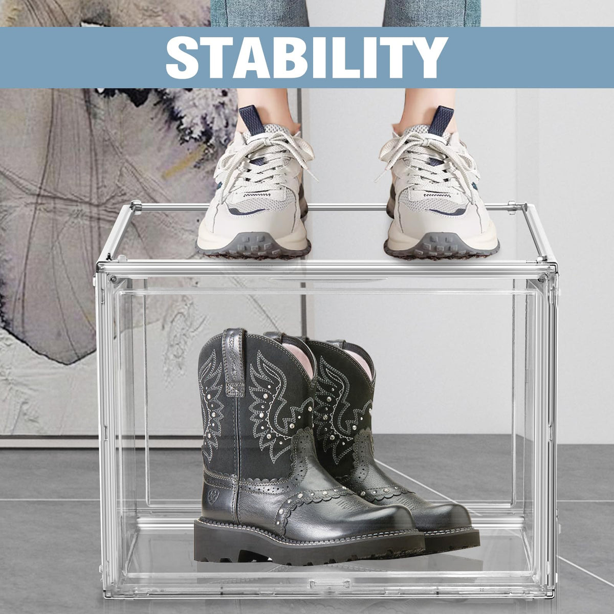 5 Pack XXX Large Clear Acrylic Display Box (5 Count)