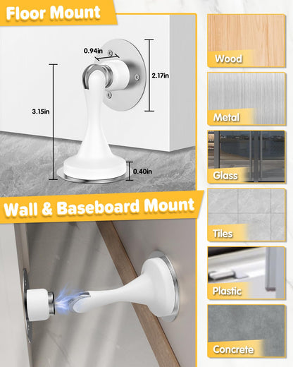 Door Stoppers Magnetic Door Stop 1 Pack Stainless Steel Magnetic Door Catch