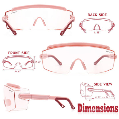 Safety Goggles Over Glasses