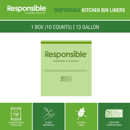 Kitchen Bin Liners (42 Count)