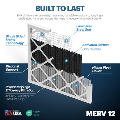 TruFilter 20x24x1 MERV 12 Odor Defense (4 Count)
