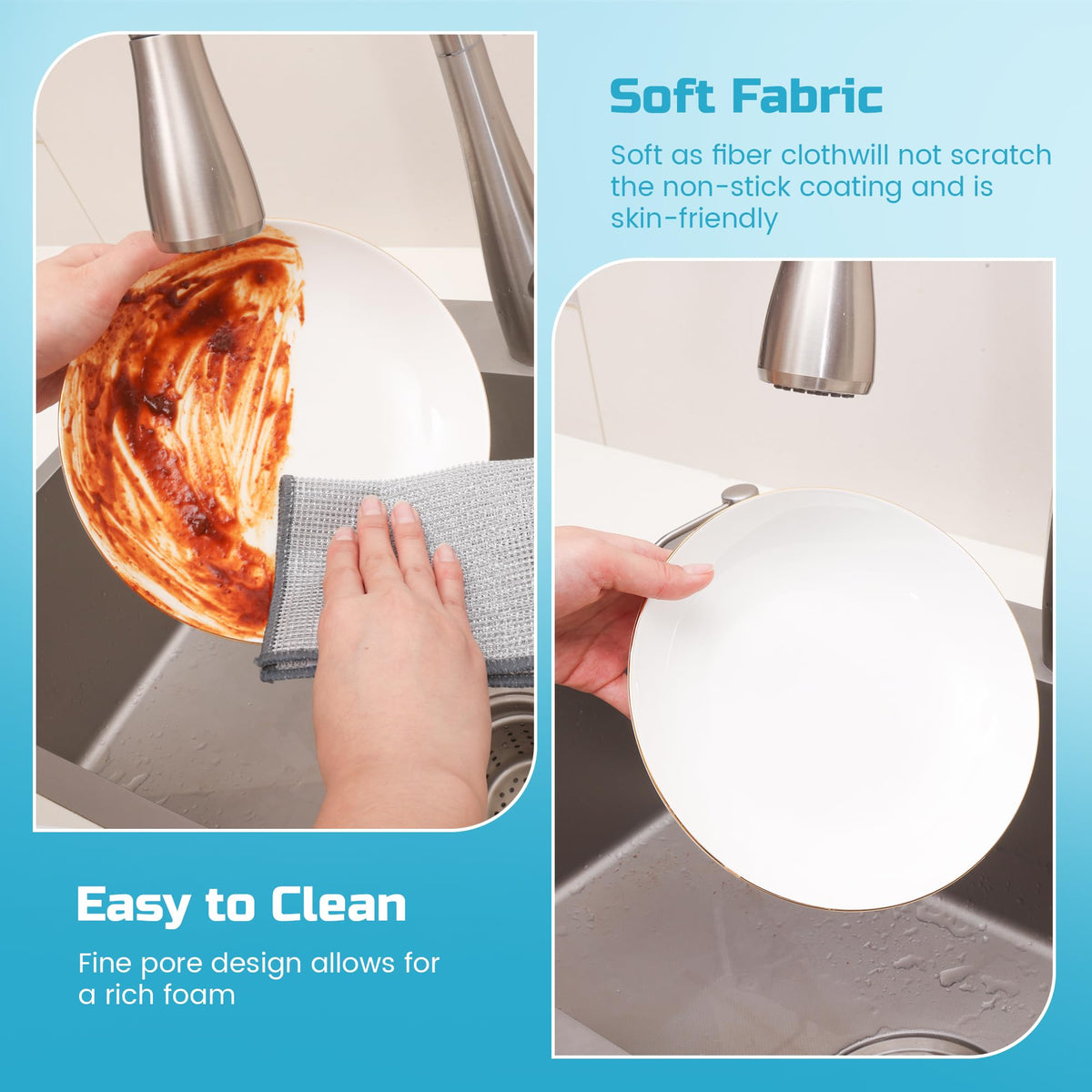 Non Scratch Wire Dishcloth (12 Count)