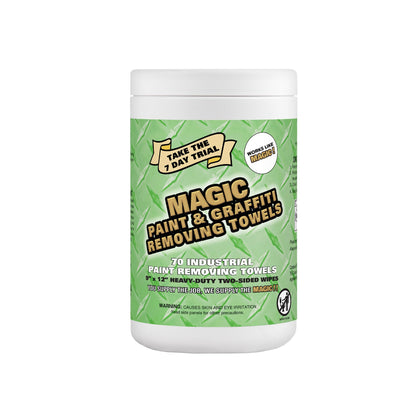 Magic Heavy Duty Paint & Graffiti Removing Wipes (420 Count)