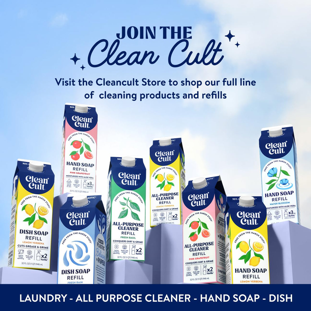 Dish Soap Liquid Refills (96 Fl Oz)