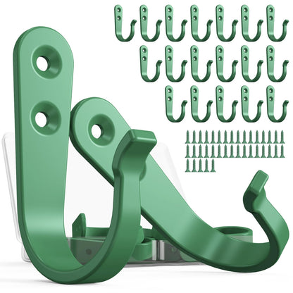 20 Pack Coat Hooks for Hanging (20 Count)