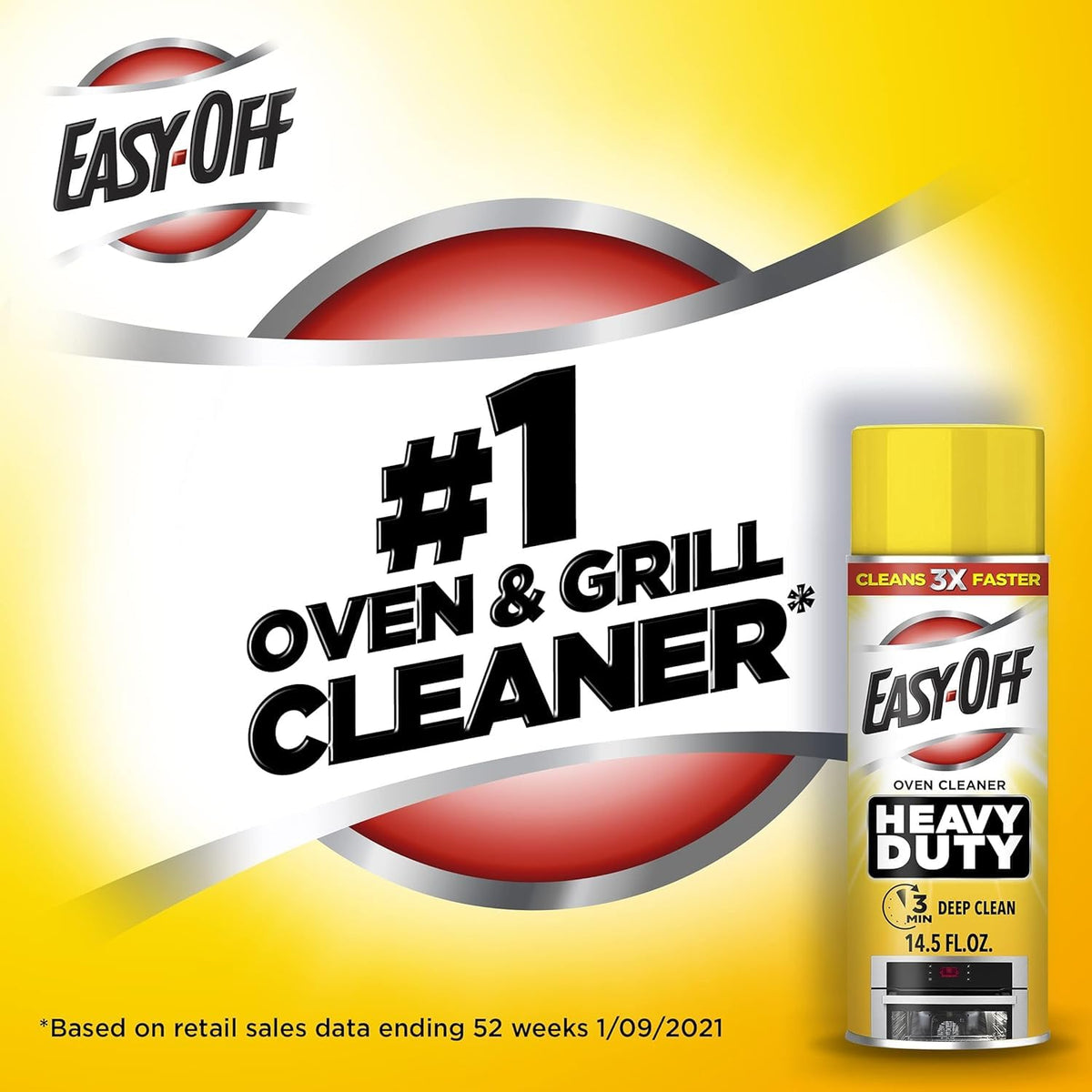 Easy Off Heavy Duty PRO size Oven Cleaner Foam (144 Ounce)