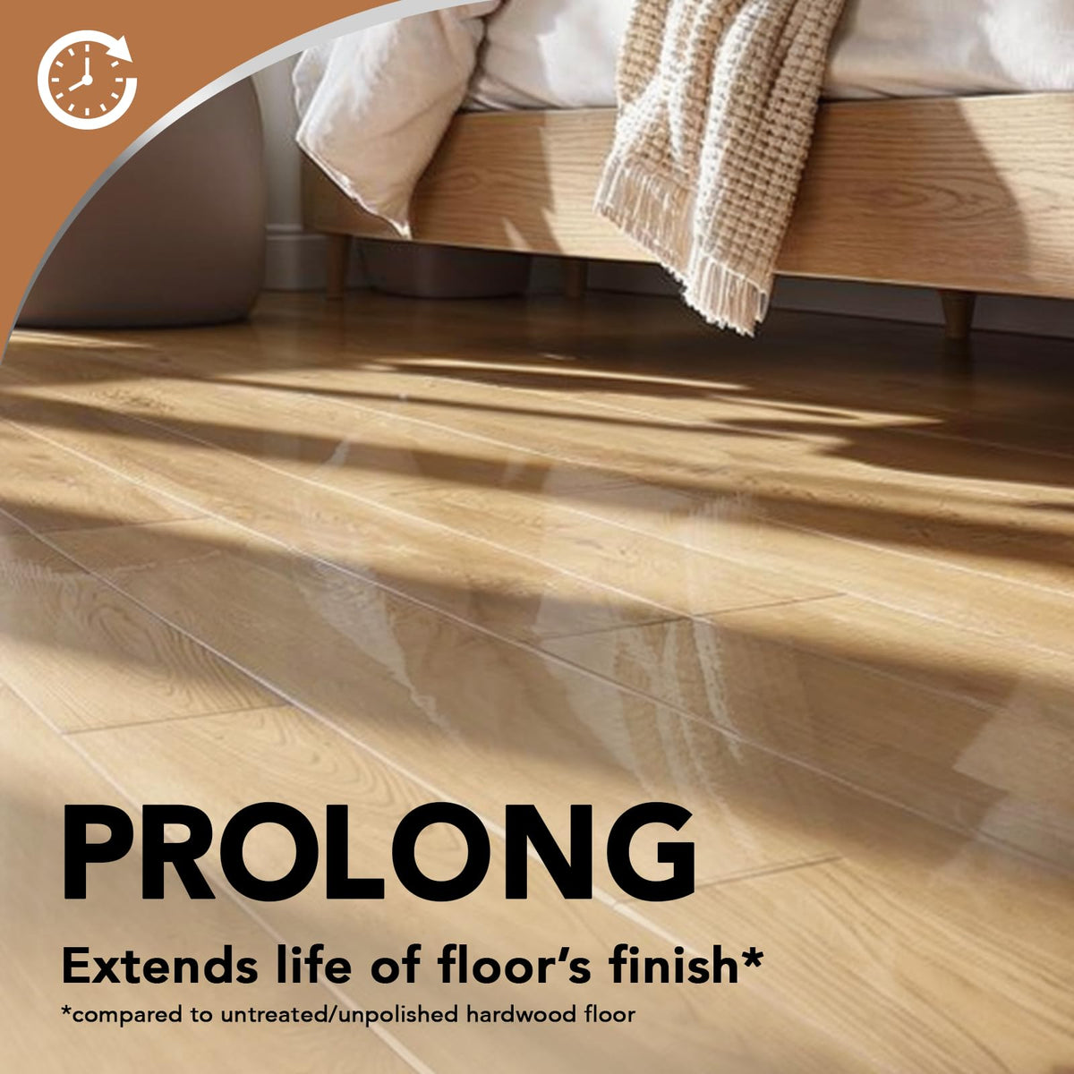 Wood Floor Polish and Restorer 32 Oz 3PC Bundle (96 Fl Oz)