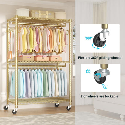 P1 Plus Rolling Clothes Rack