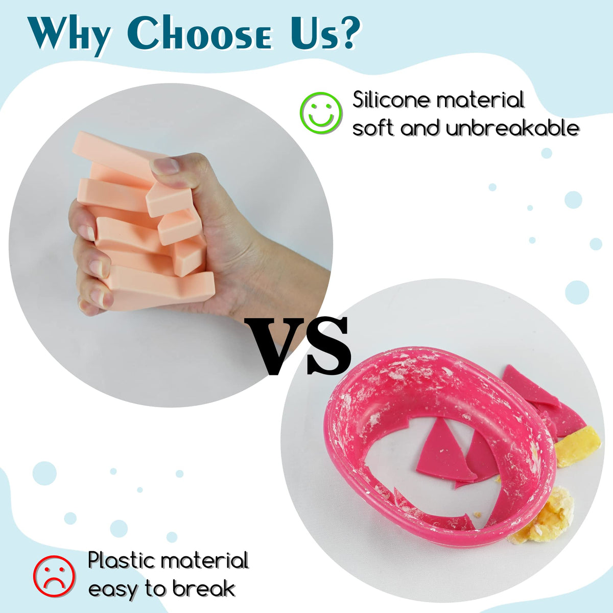 Silicone Soap Dish Self Draining with Suction Cups
