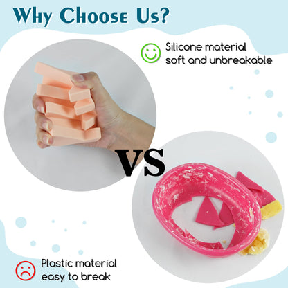 Silicone Soap Dish Self Draining with Suction Cups