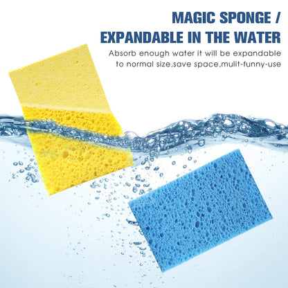Compressed Cellulose Kitchen Sponges 24Pack (24 Count)