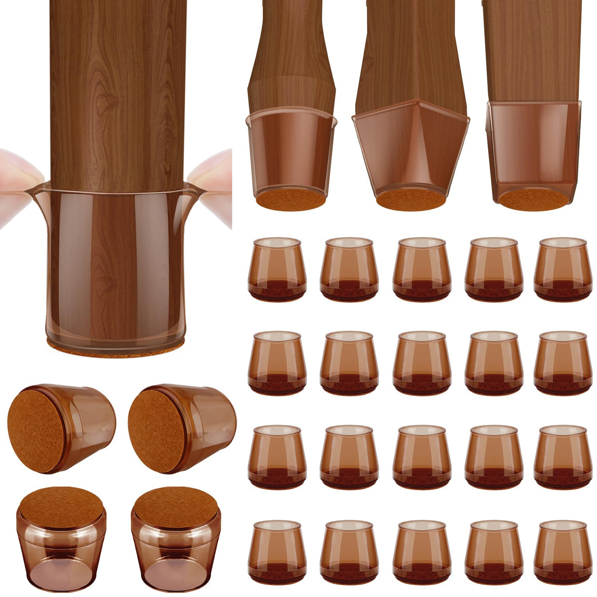 Silicone Chair Leg Floor Protectors