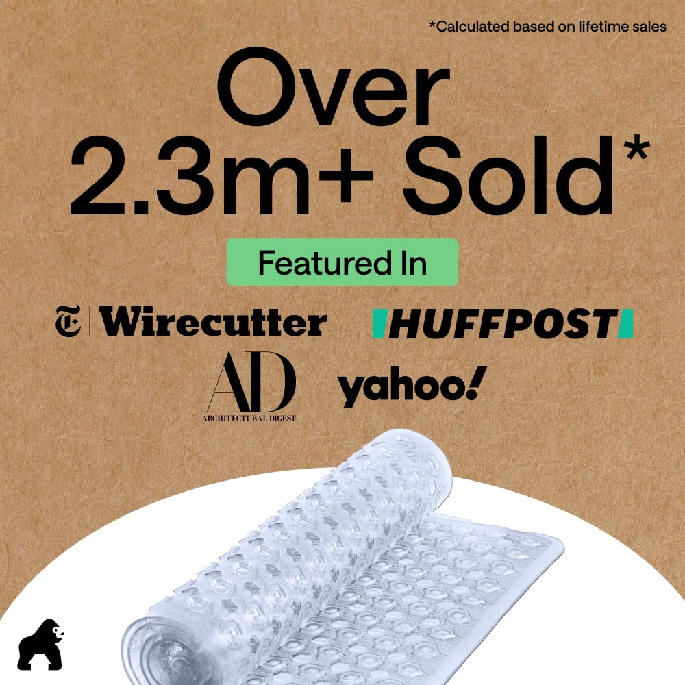 Patented Bath Tub Shower Mat (2 Count)