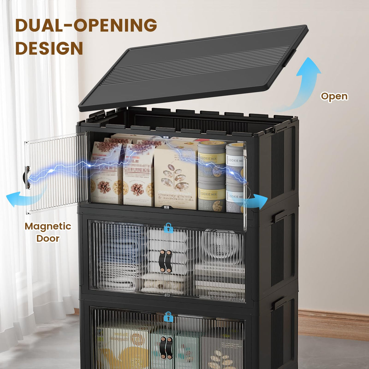 260Qt Stackable Storage Bins