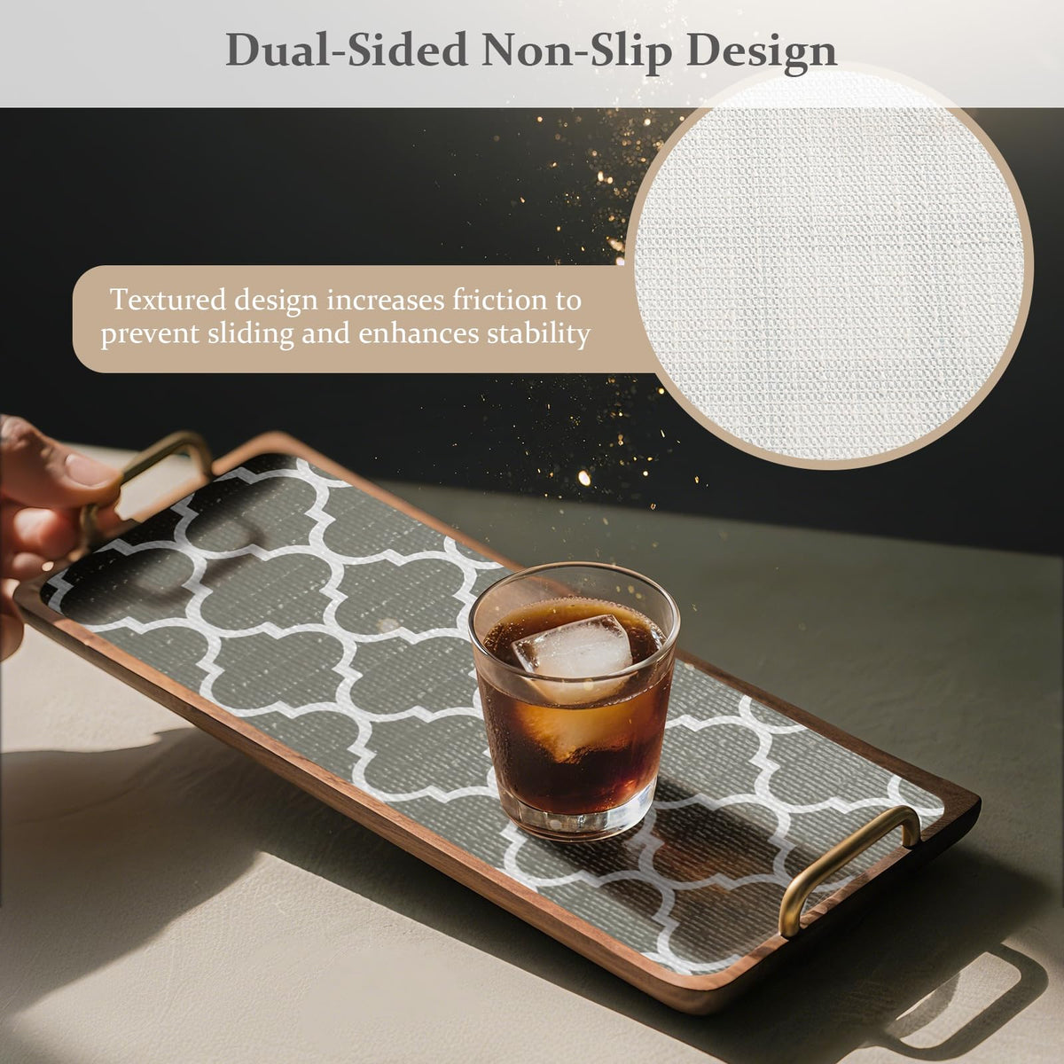 Drawer and Shelf Liner for Kitchen Cabinet Non Adhesive Non Slip 12in x 20FT (20 Sq Ft)