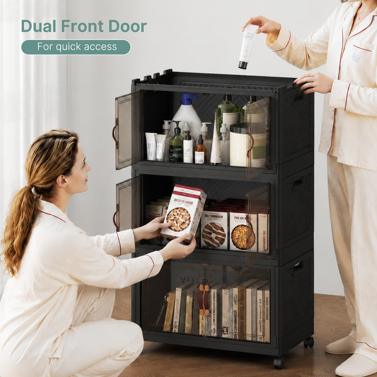 560QT Lockable Plastic Storage Bins