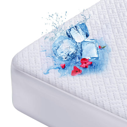 Cooling Waterproof Mattress Protector King Size