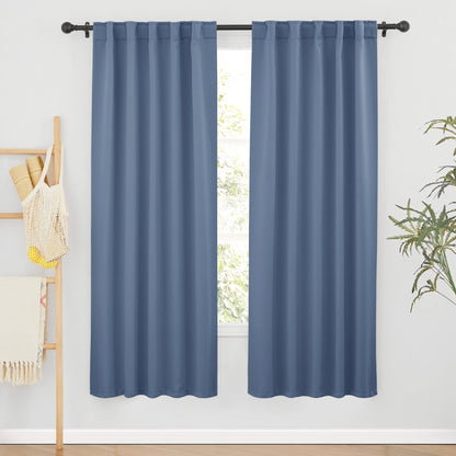 Blackout Curtains 72 inches Long for Bedroom (2 Count)