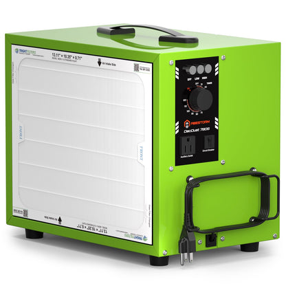 Tabletop Dust Collector with Timer for Woodworking Shops