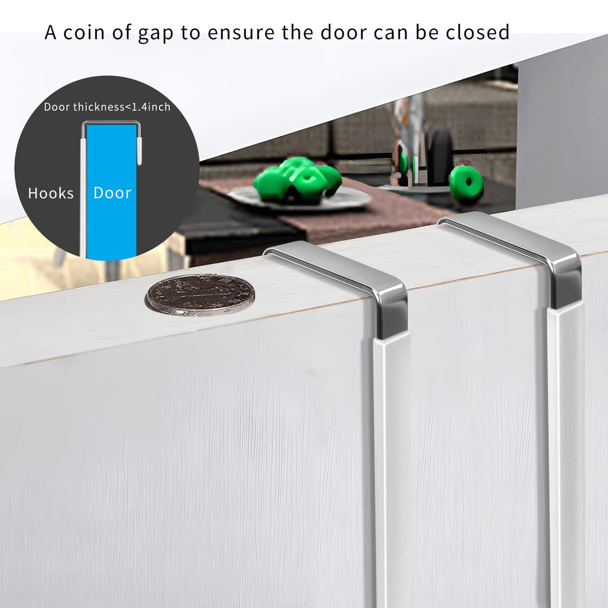 Over the Door Hooks (8 Count)