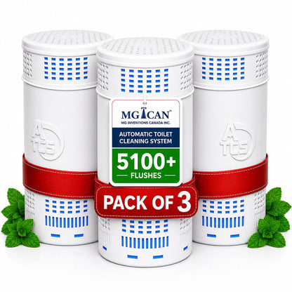 Patented Automatic Toilet Bowl Cleaner System (3 Count)
