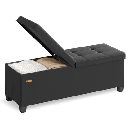 Storage Ottoman Bench with Legs
