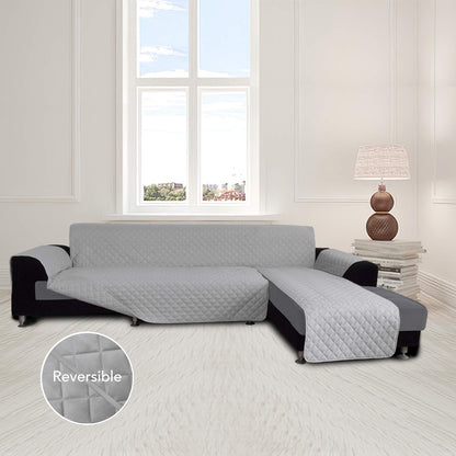 Reversible L Shape Sectional Couch Cover