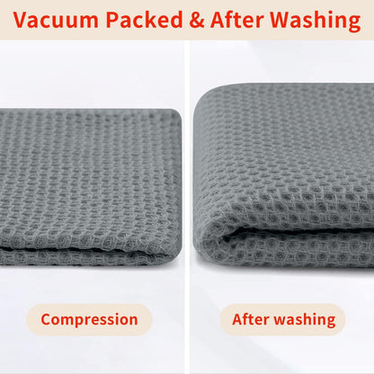 100% Cotton Waffle Weave Kitchen Dish Cloths 18 (18 Count)