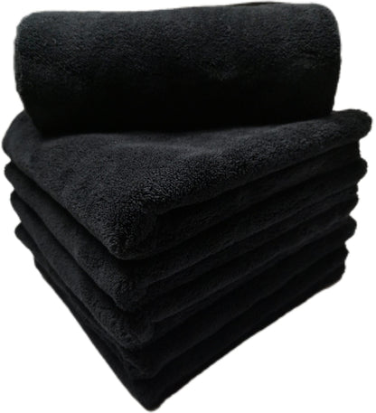 Plush Edgeless Microfiber Towel for Car (6 Count)