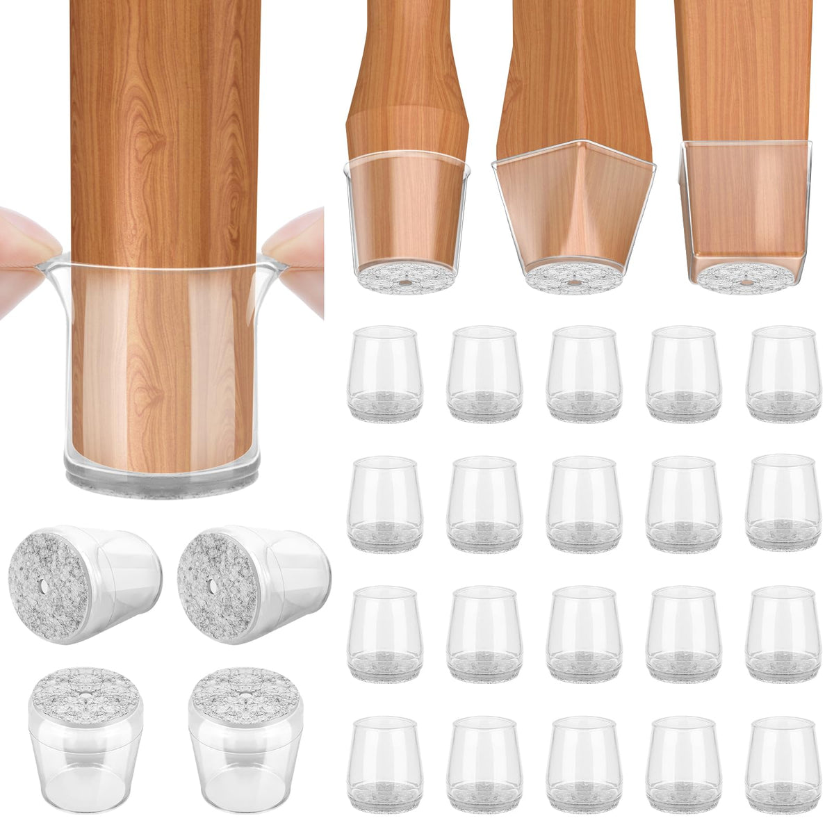 Silicone Chair Leg Floor Protectors