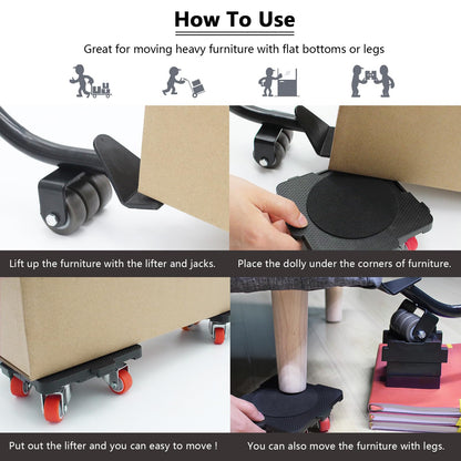 Furniture Mover with Wheels