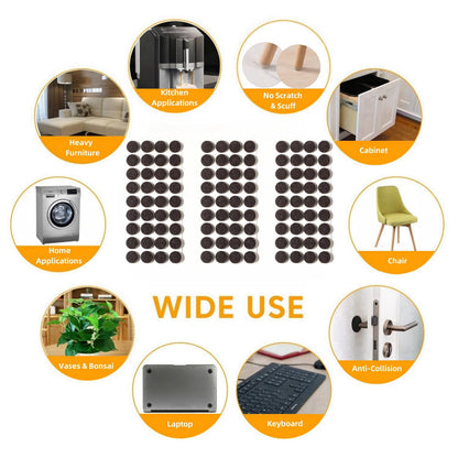 Felt Furniture Pads for Hardwood Floors (129 Count)
