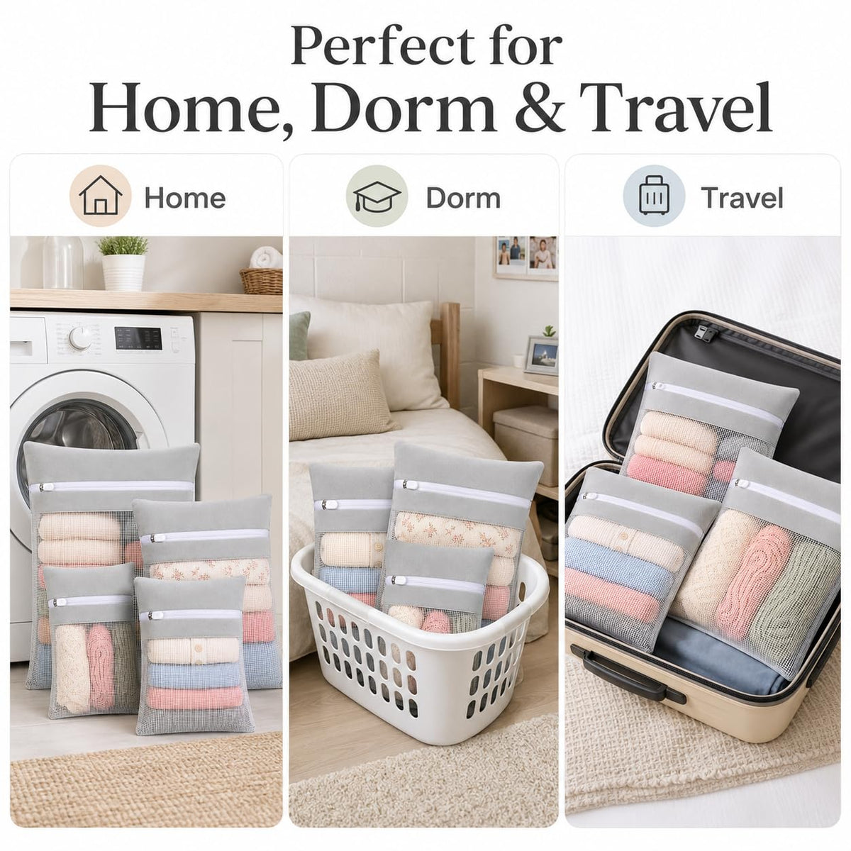 Gray 5 piece set in bags (5.99 Count)