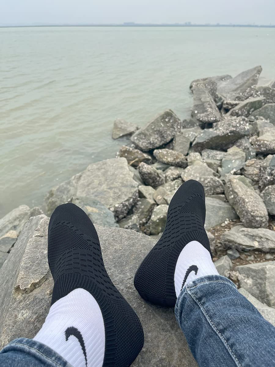 Adult Indoor House Slippers Socks Travel Lightweight Comfort Non Slip Grip House Floor Home Shoes for Women Men