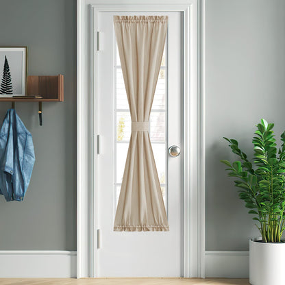 Angora Kitchen Sheer Door Window Curtain 26 x 72 inches Long