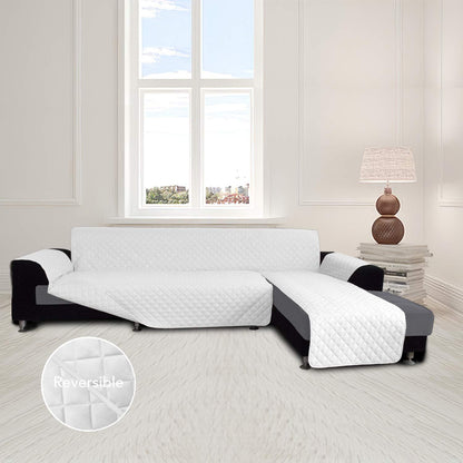 Reversible L Shape Sectional Couch Cover