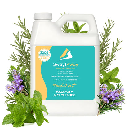 SwaytAway Fitness Mat Cleaner Concentrate Fresh Mint (32 Fl Oz)