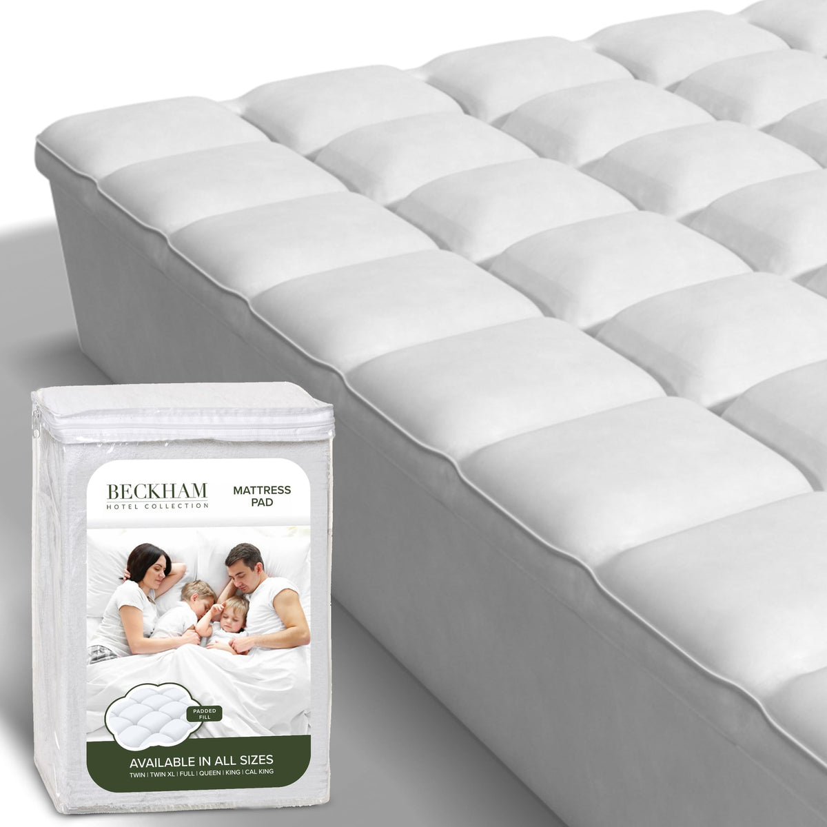 Twin Size Hybrid Mattress Pad