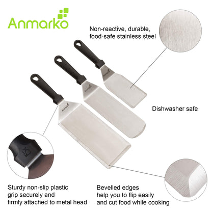 Griddle Spatula Set (3 Count)