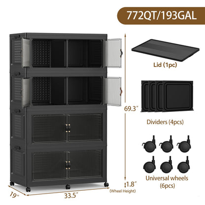 760Qt Stackable Storage Bins